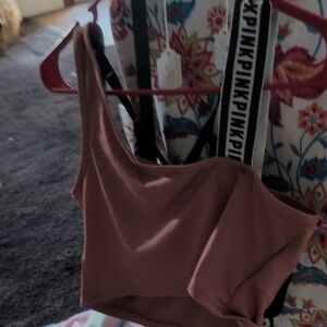 Pink One-Shoulder Top